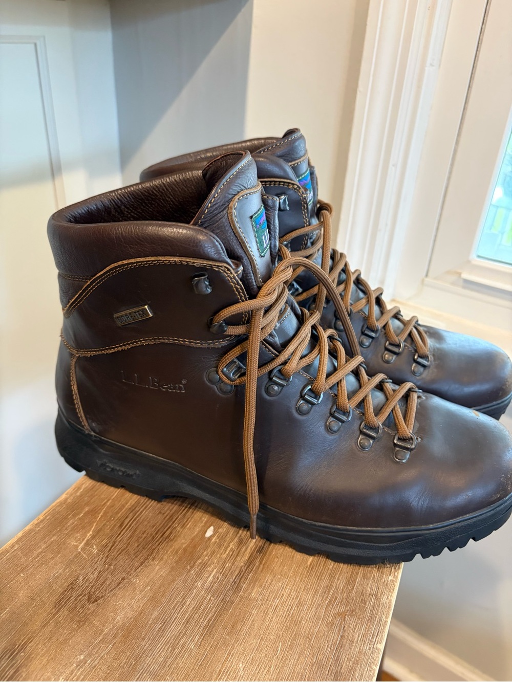 LL Bean Cresta Boots vintage size 13 made in Italy 🇮🇹 goretex